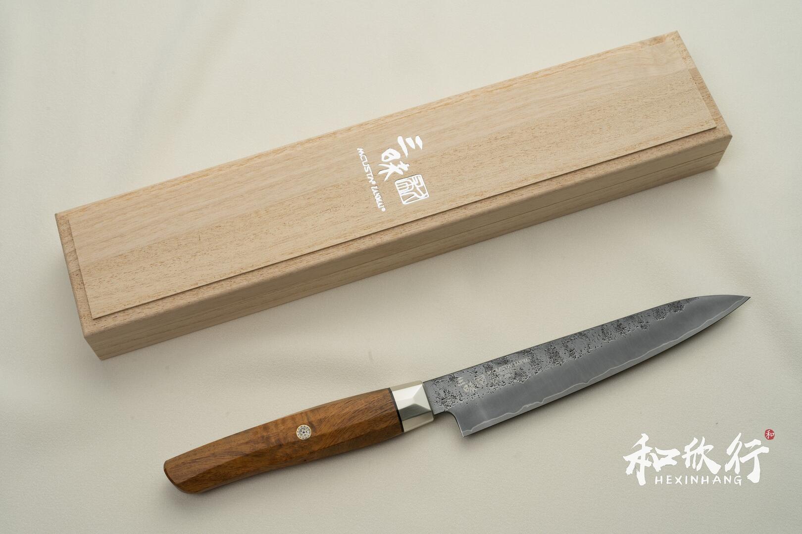 ベ*2様 三昧 MCUSTA ZANMAI レボリューション 切付 【三昧 専用 三昧Mcusta Zanmai Revolution Limited SG-2 粉末鋼黑化梨地仕上小刀150mm